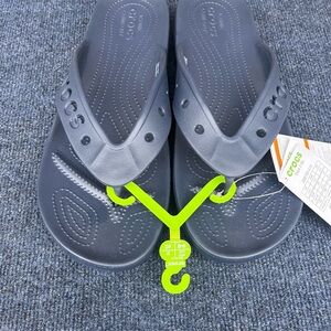 Crocs Flip Flops Sandals Bava 2 Men Size 13 New With Tags Navy